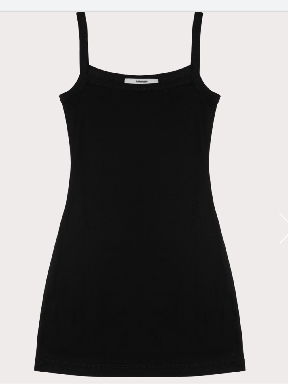 TANK AIR Women’s Black Slim Tank Dress